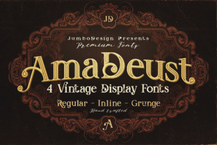AmaDeust: Vintage-Inspired Font
