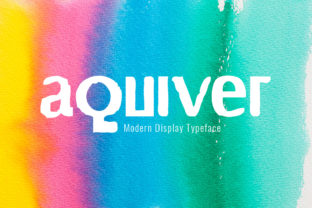 Aquiver: A Professional Display Font