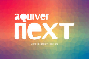 Aquiver Next: A Bold Display Font for Marketers
