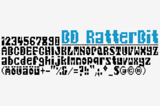 BD RatterBit: A Funky Pixel Font for Web Design