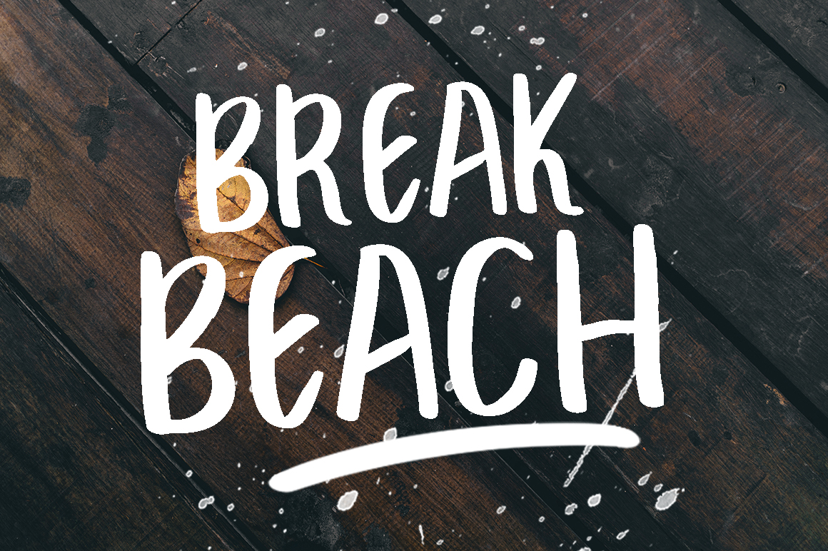 Break Beach Font Review