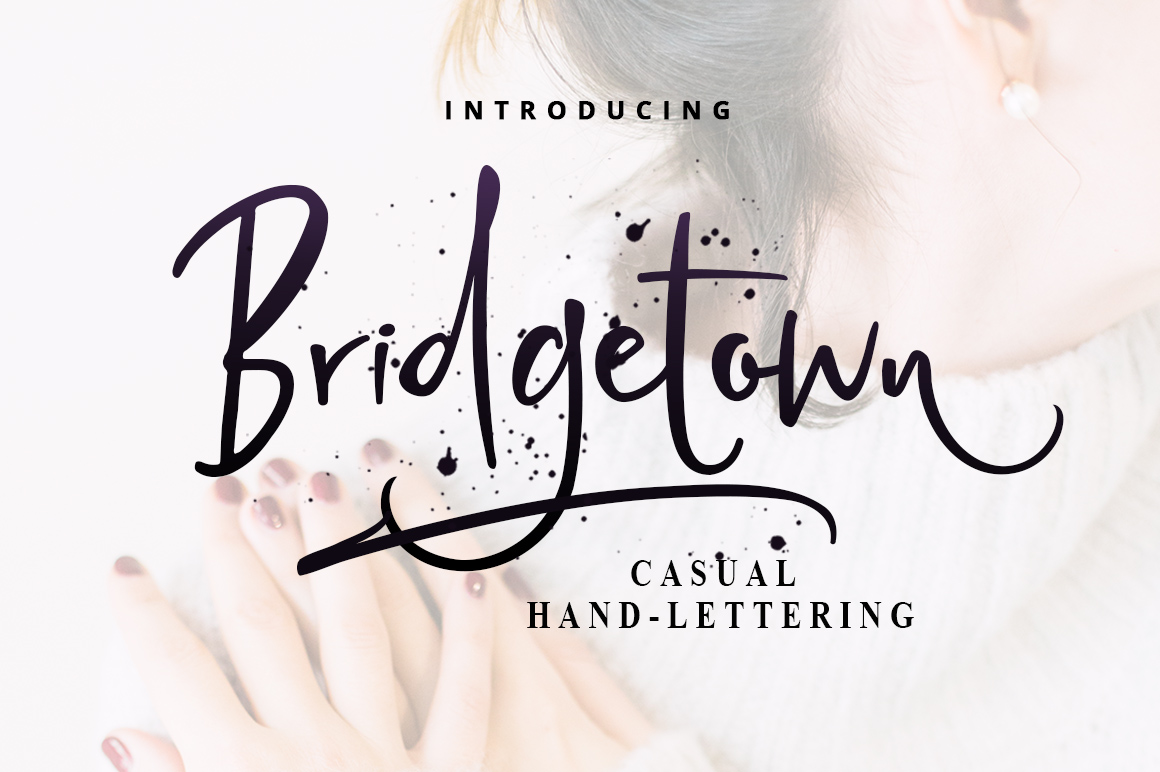 Bridgetown Font: Elegant Script for Craft Projects