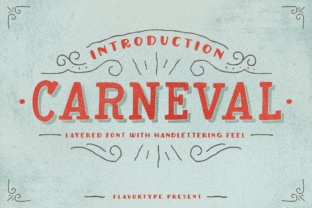 Carneval: A Playful Display Font