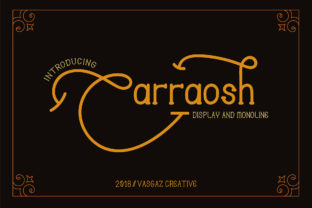 Carraosh: A Bold Display Font for Designers