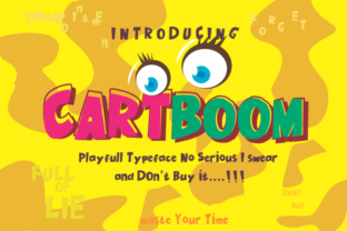 Cartboom: A Fun Display Font for Creative Campaigns