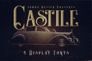 Castile: A Bold Art Deco Display Font