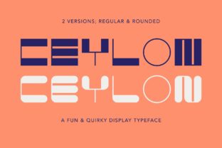 Ceylon Font: Fun & Quirky Display Type