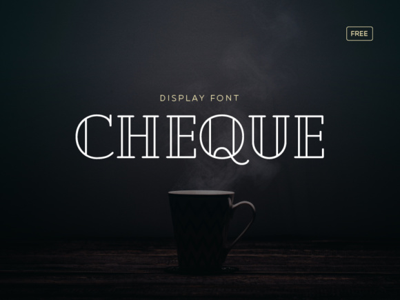 Cheque: A Bold Font for Impactful Campaigns