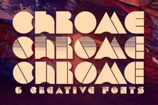 Chrome Font for Creative Projects