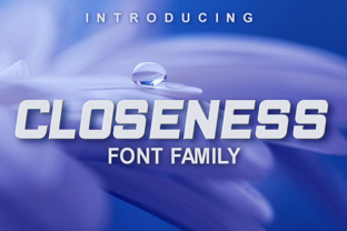 Closeness: A Bold Display Font