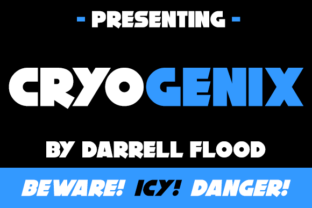 Cryogenix: A Bold Type for Editorial Design