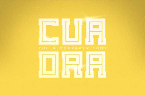 Cuadra: A Bold Display Font