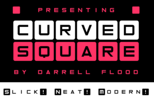 Curved Square: A Bold Display Font