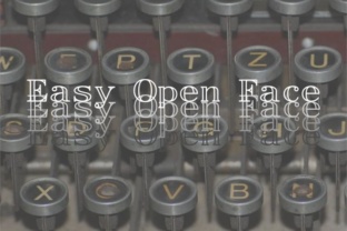 Easy Open Face: A Bold Font for Elegant Design