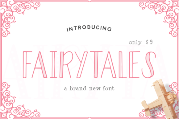 Fairytales Font: Elegant Display Type
