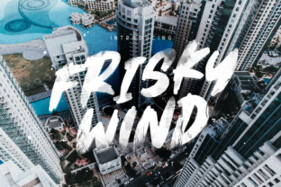 Frisky Wind: A Breezy Display Font