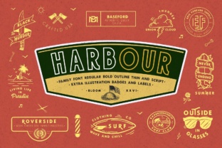 Harbour: A Vintage-Inspired Display Font