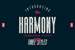 Harmony Family: A Font for Bold Campaigns