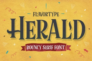 Herald: A Whimsical Font for Creative Design