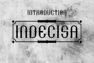 Indecisa: A Vintage Font for Business Style