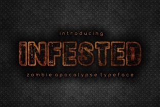 Infested: A Brutal Display Font