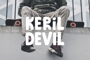 Keril Devil Font for Bold Editorial Design