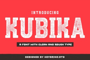 Kubika: A Bold Typeface for Editorial Design