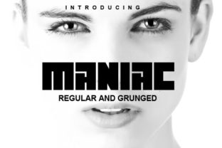 Maniac: A Bold Display Font for Impact