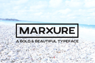 Marxure: Bold Font for Modern Design