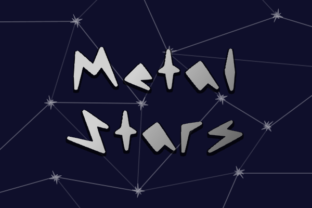 Metal Stars: A Bold Display Font