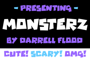 Monsterz: A Bold Display Font