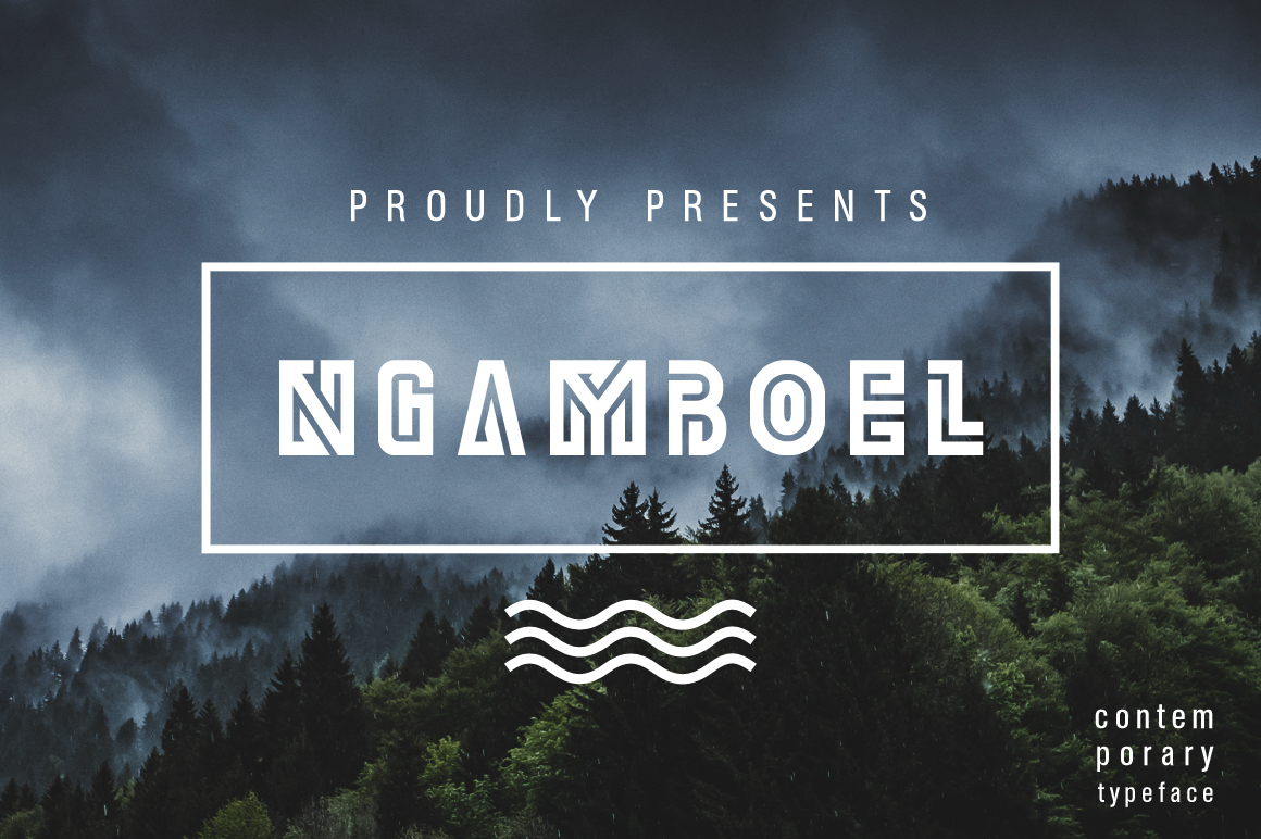 Ngamboel: A Modern Display Font
