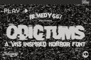 Odictums: A Horror Font for Web Design