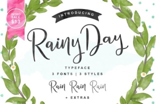 Rainy Day Font: Creative Type for Digital Marketing