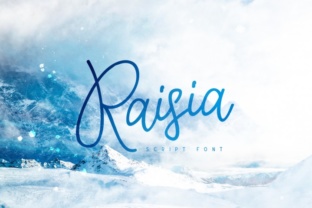 Raisia: A Script Handwritten Font for Crafters