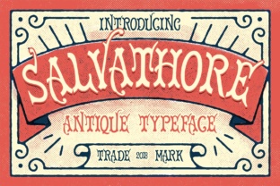 Salvathore: A Bold Display Font