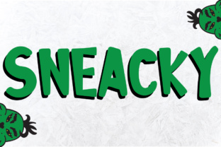 Sneacky: A Grinch-Inspired Font