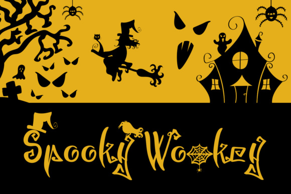 Spooky Wookey Font for Web Design