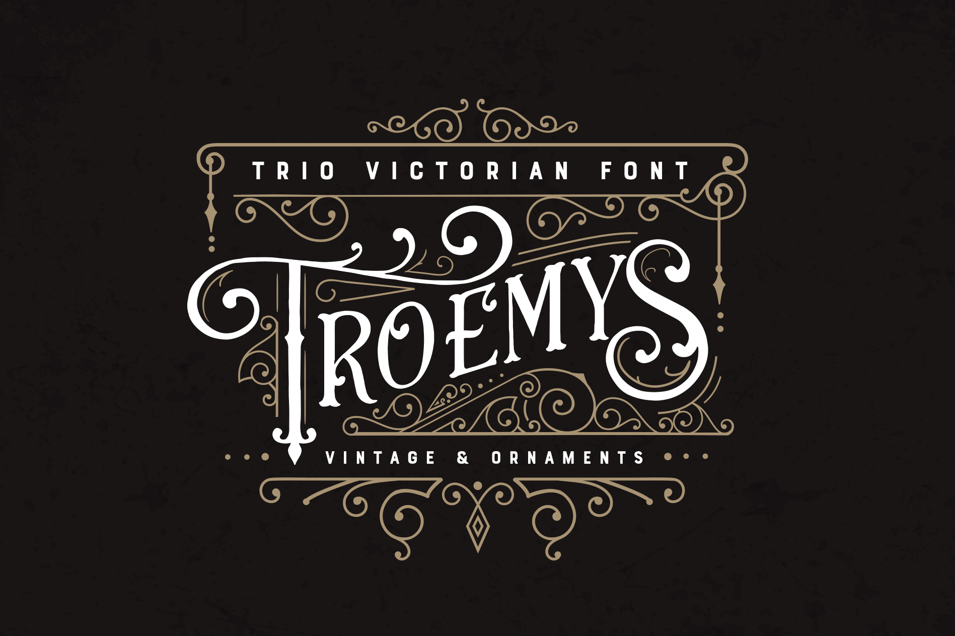 Troemys Font Trio for Business Branding