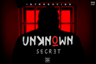 Unknown Secret Font