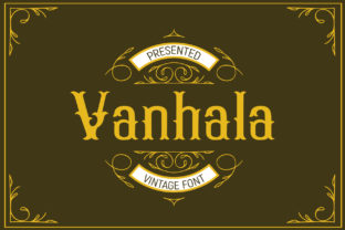 Vanhala: A Vintage Display Font for Impactful Design