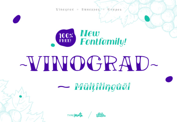 Vinograd Font for Editorial Design