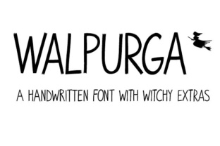 Walpurga: A Bold Display Font