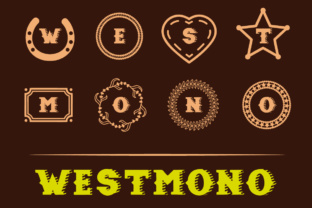 West Mono: Western-Themed Font for Craft Creators